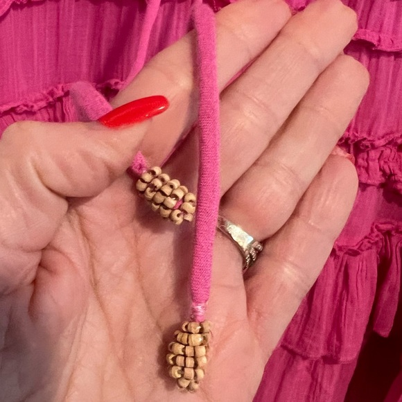 Free-est Chic Bright Beautiful Pink Darcy Ruffle Tiered Mini Dress. Size XS. - Picture 10 of 13